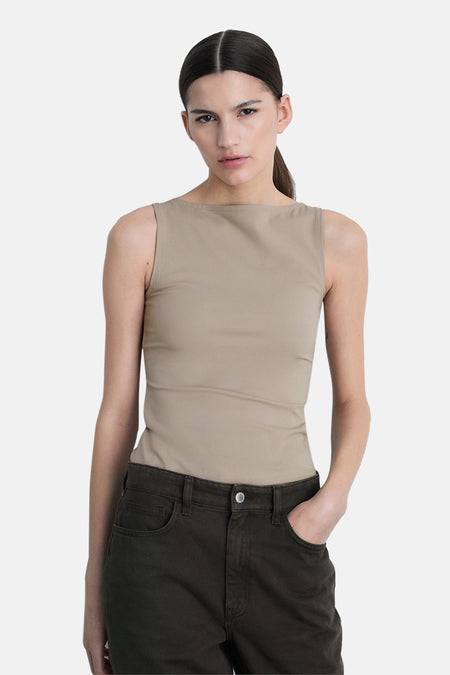 Débardeur Beige - Mango
