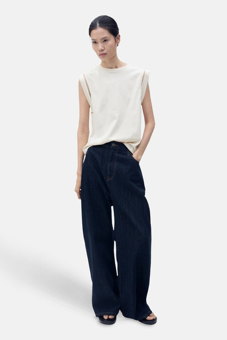 Top (sans manches) Beige - MANGO