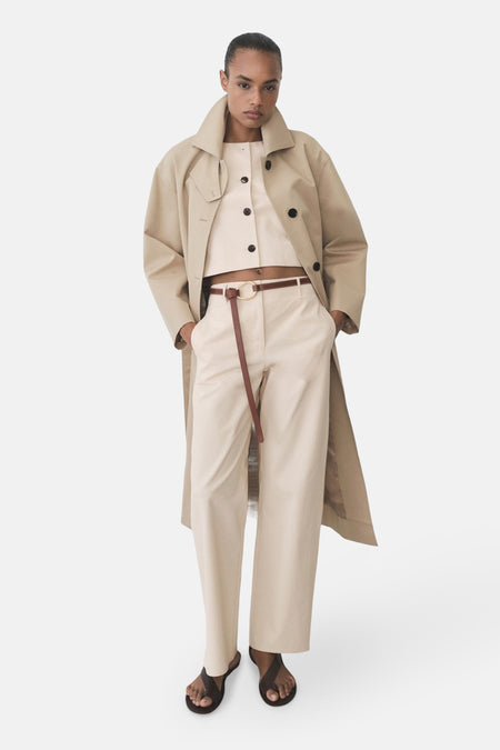 Pantalon Écru - Mango