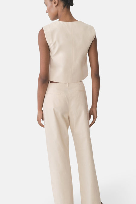 Pantalon Écru - Mango