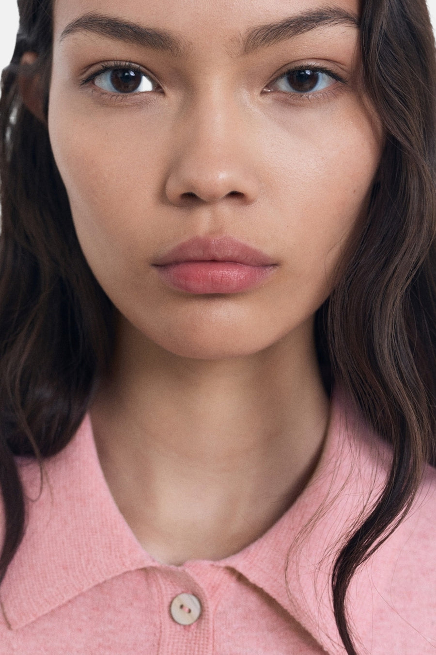 Polo à manches courtes - rose - MANGO