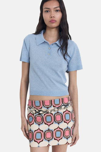 Polo à manches courtes - bleu - MANGO