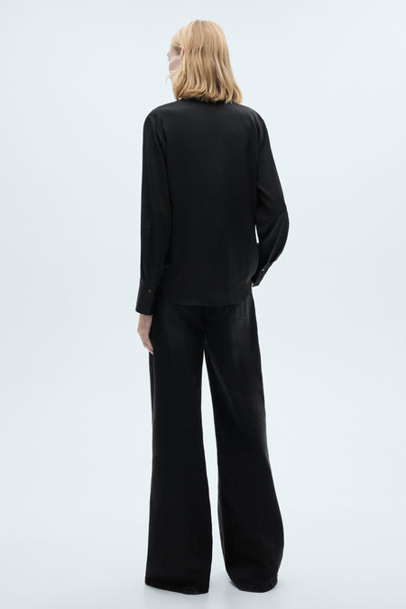 Chemise à manches longues - Noir