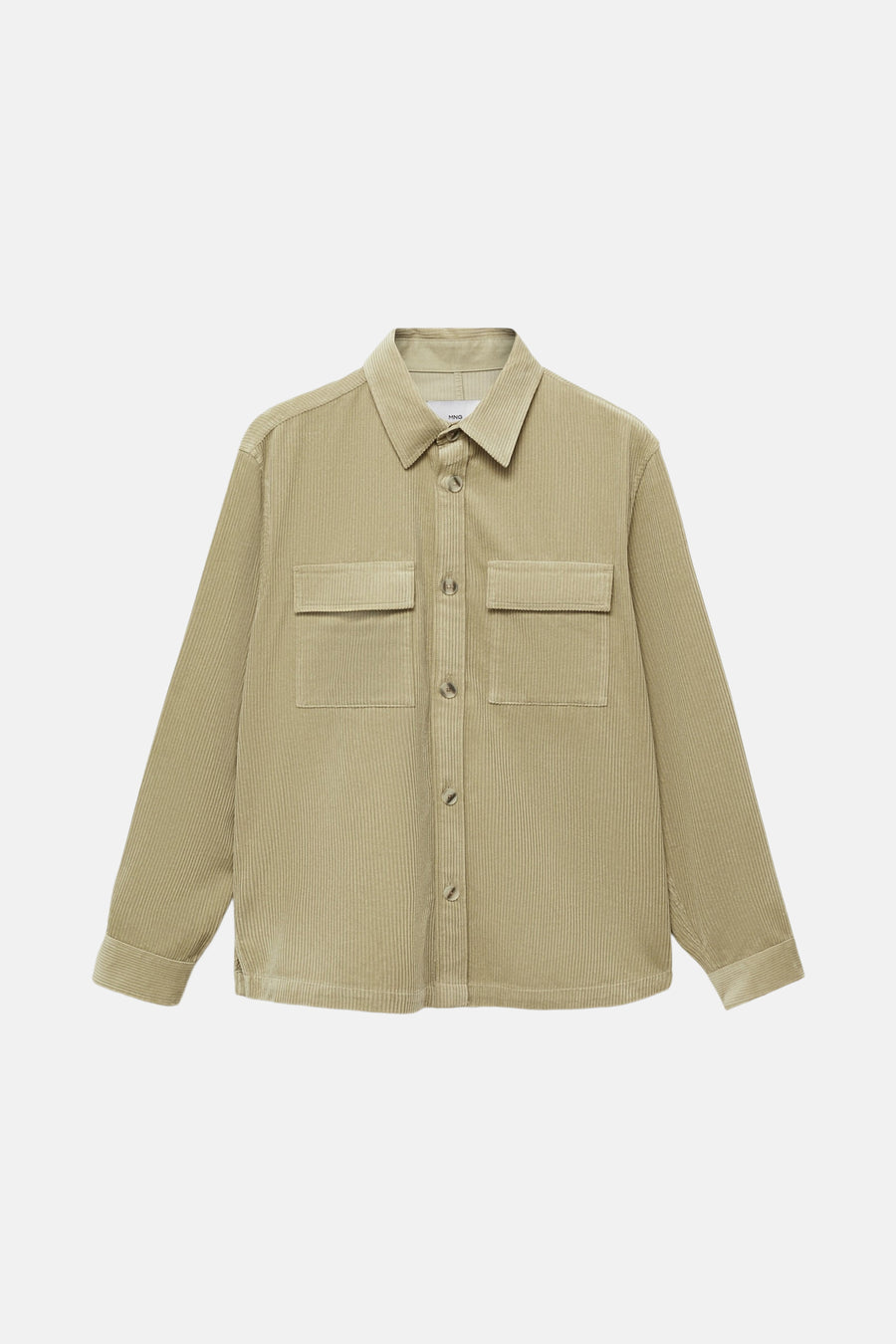 Chemise à manches longues - vert - MANGO