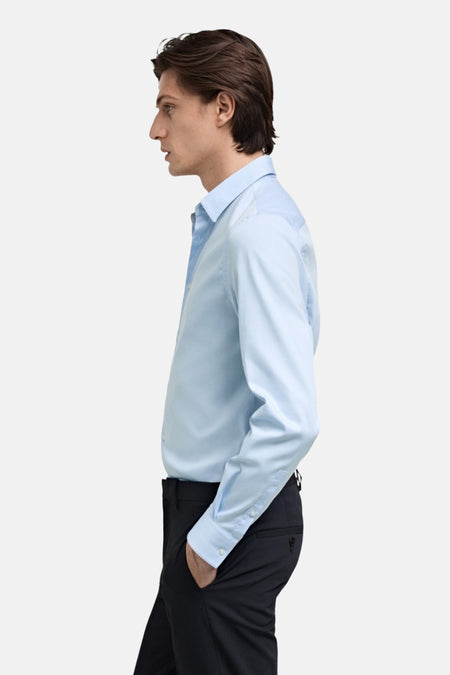 Chemise à manches longues - bleu