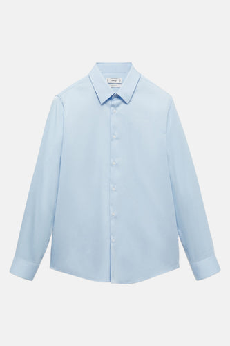 Chemise à manches longues - bleu - MANGO