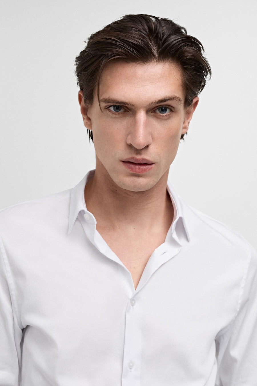 Chemise à manches longues - blanc - MANGO