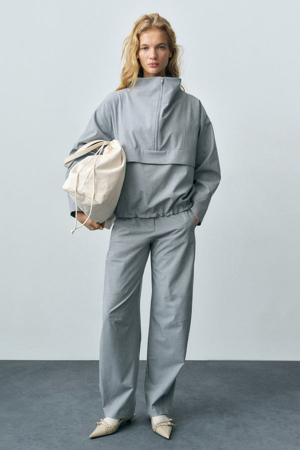 Veste courte Gris - Mango