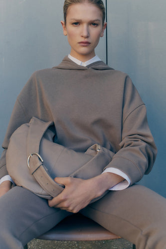 Sweat à capuche - brun - MANGO