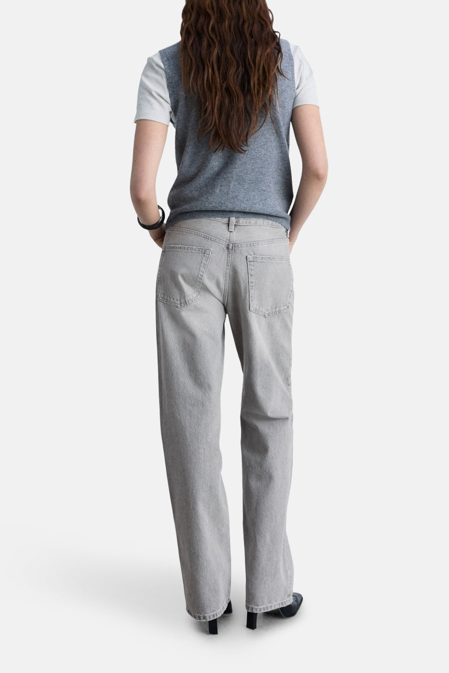 MIAMI MANGO - mid grey denim - MANGO