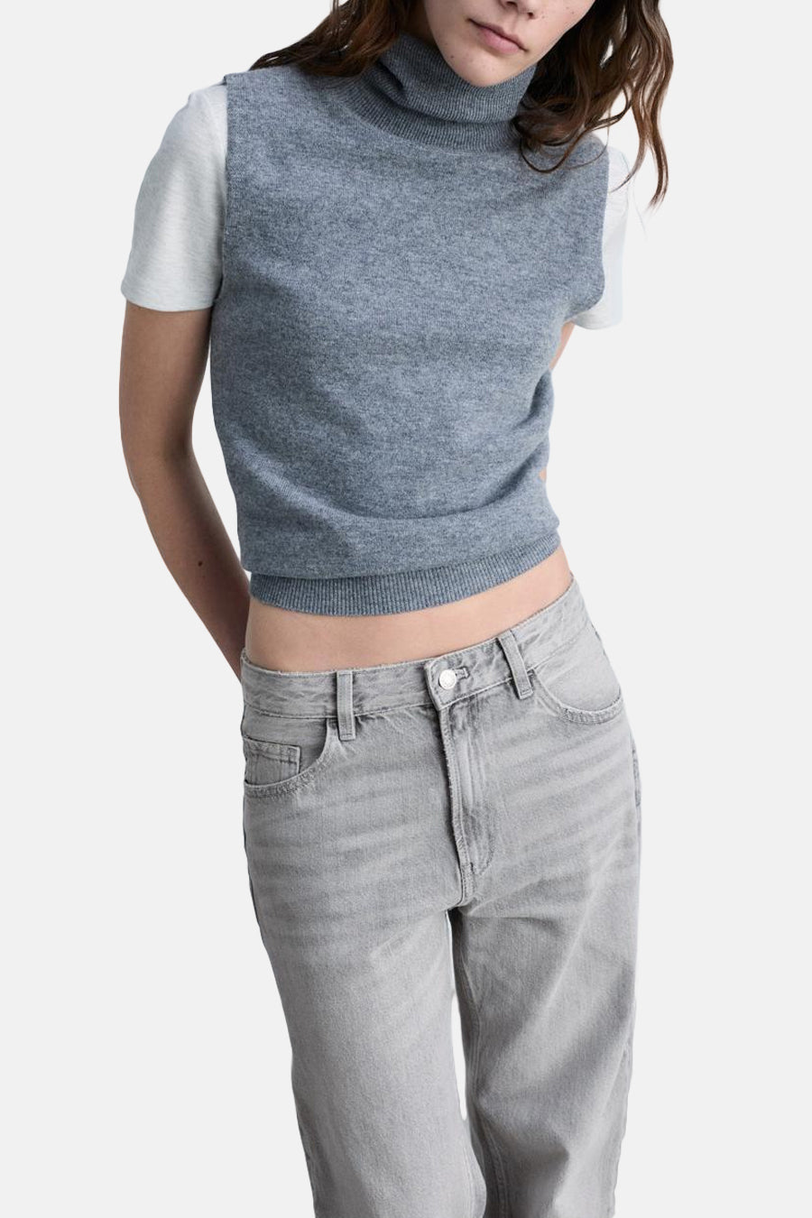 MIAMI MANGO - mid grey denim - MANGO