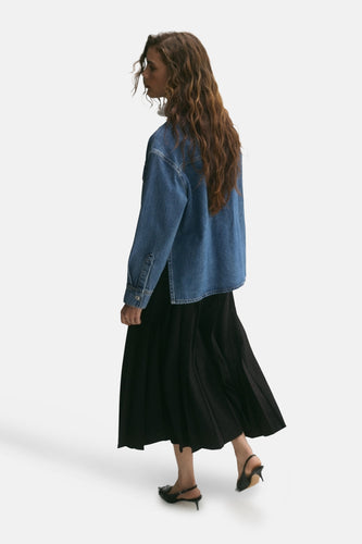 Veste - mid blue denim