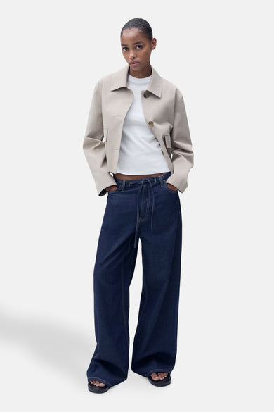 Top uni manche courte Blanc - MANGO