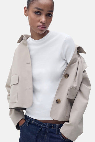 T-shirt à manches courtes - blanc - MANGO