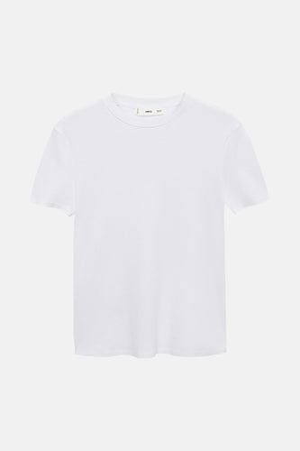 T-shirt à manches courtes - blanc - MANGO