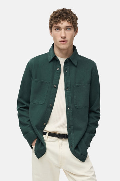 Chemise (manches longues) Vert - Mango