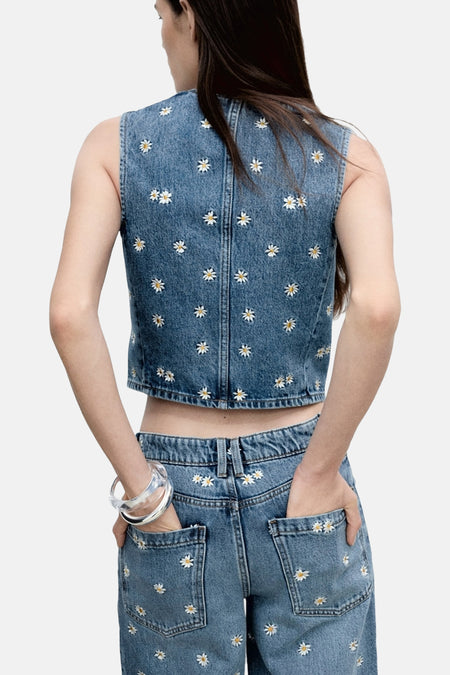 Blazer Denim - MANGO