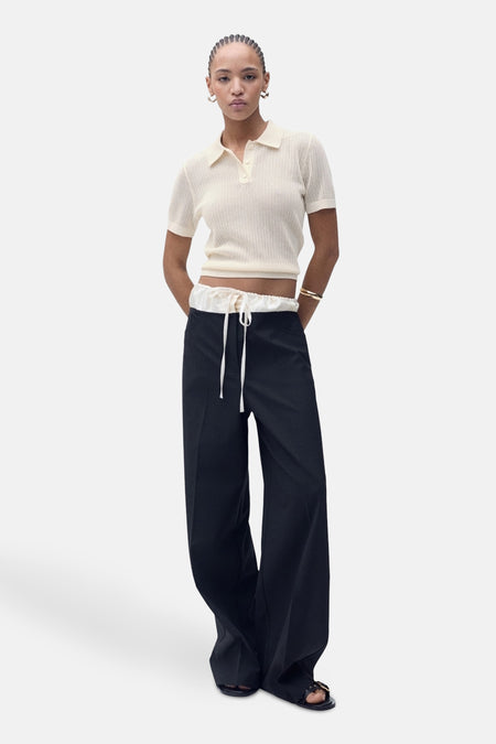 Polo à manches courtes - Beige