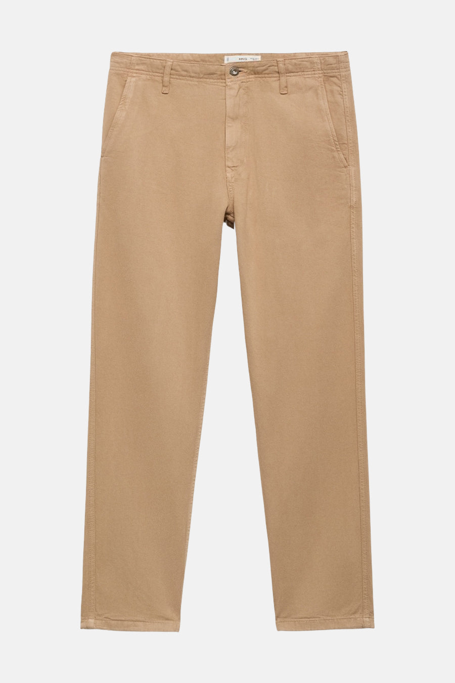 Pantalon coloré - Beige - MANGO