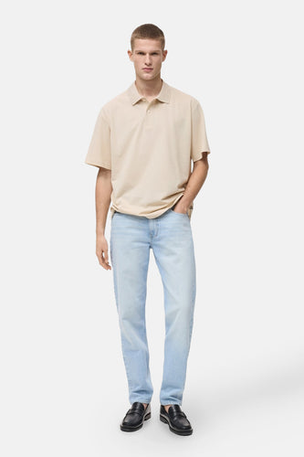 Polo à manches courtes - Beige - MANGO