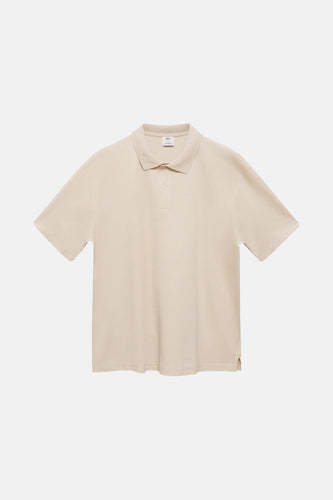 Polo à manches courtes - Beige - MANGO