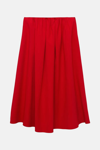 Jupe longue - rouge - MANGO