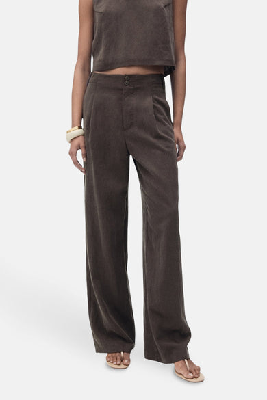 Pantalon Brun - MANGO
