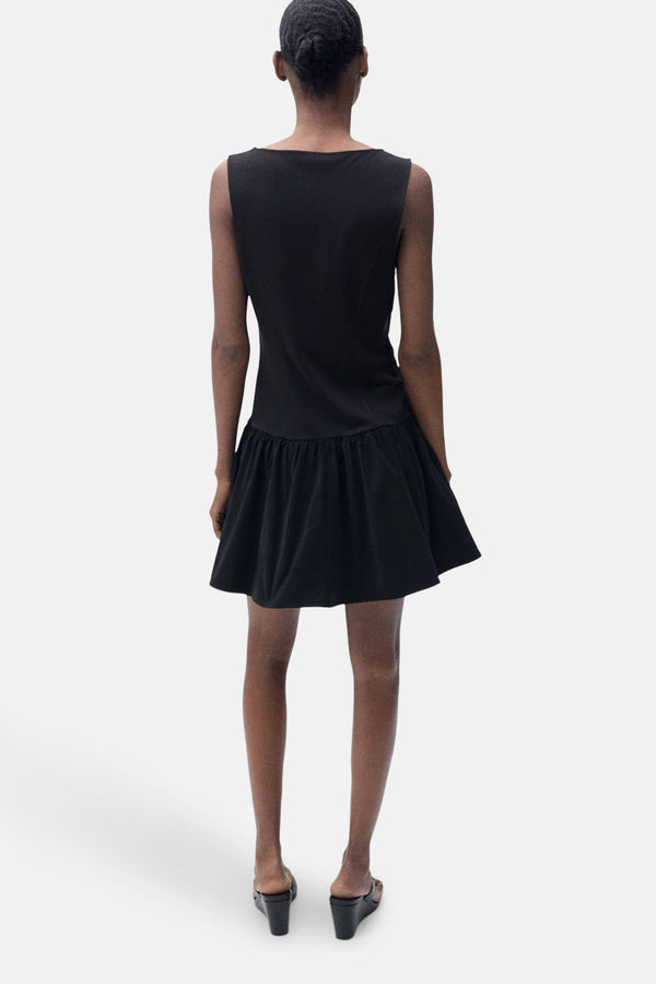 	Dames tops kleed zonder mouw Noir - MANGO