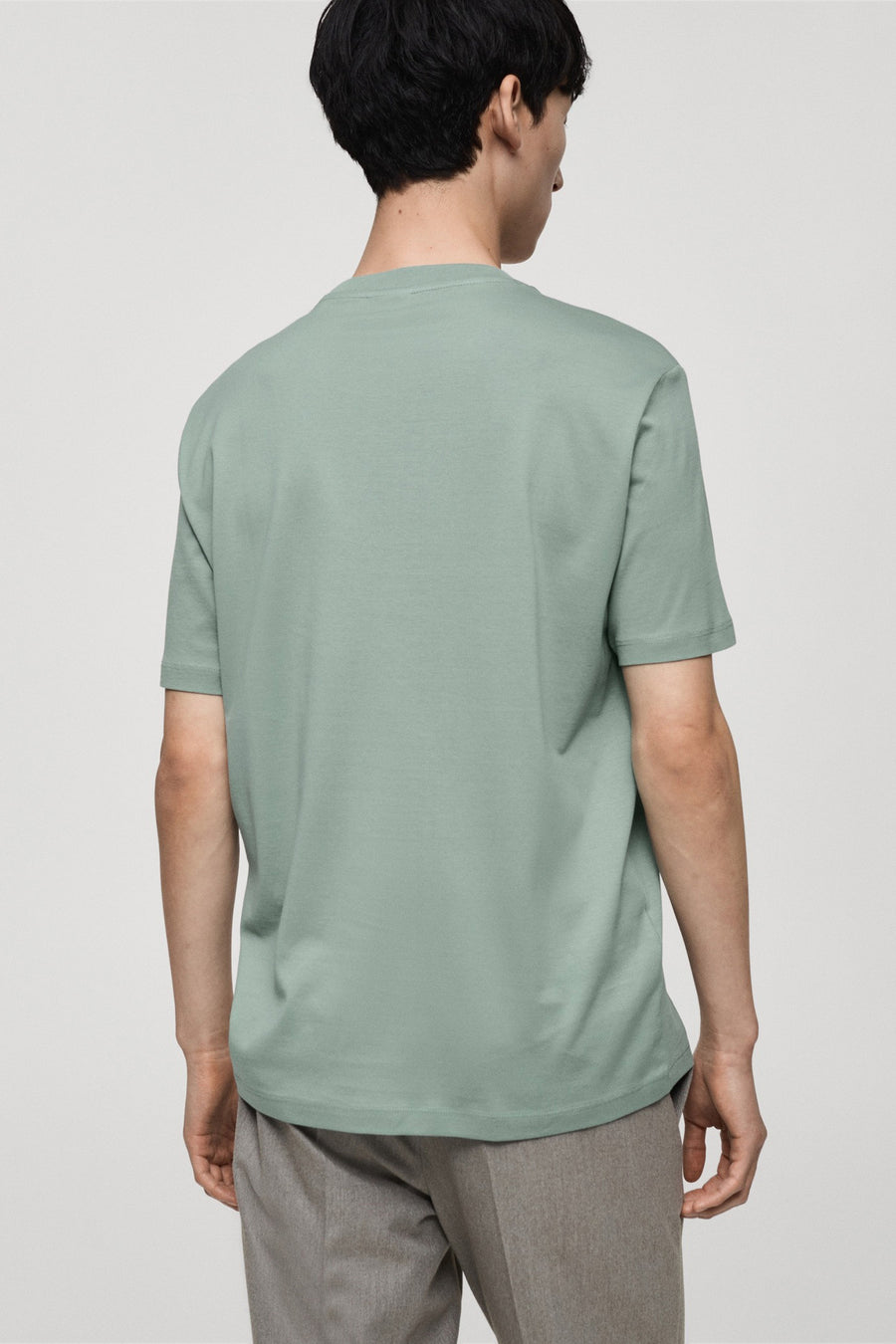 T-shirt à manches courtes - vert - MANGO