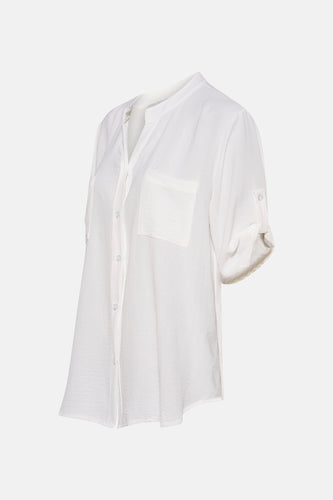 Chemise à manches courtes - blanc