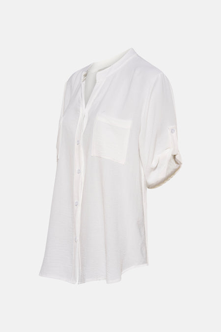 Chemise à manches courtes - blanc