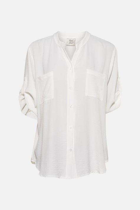 Chemise à manches courtes - blanc