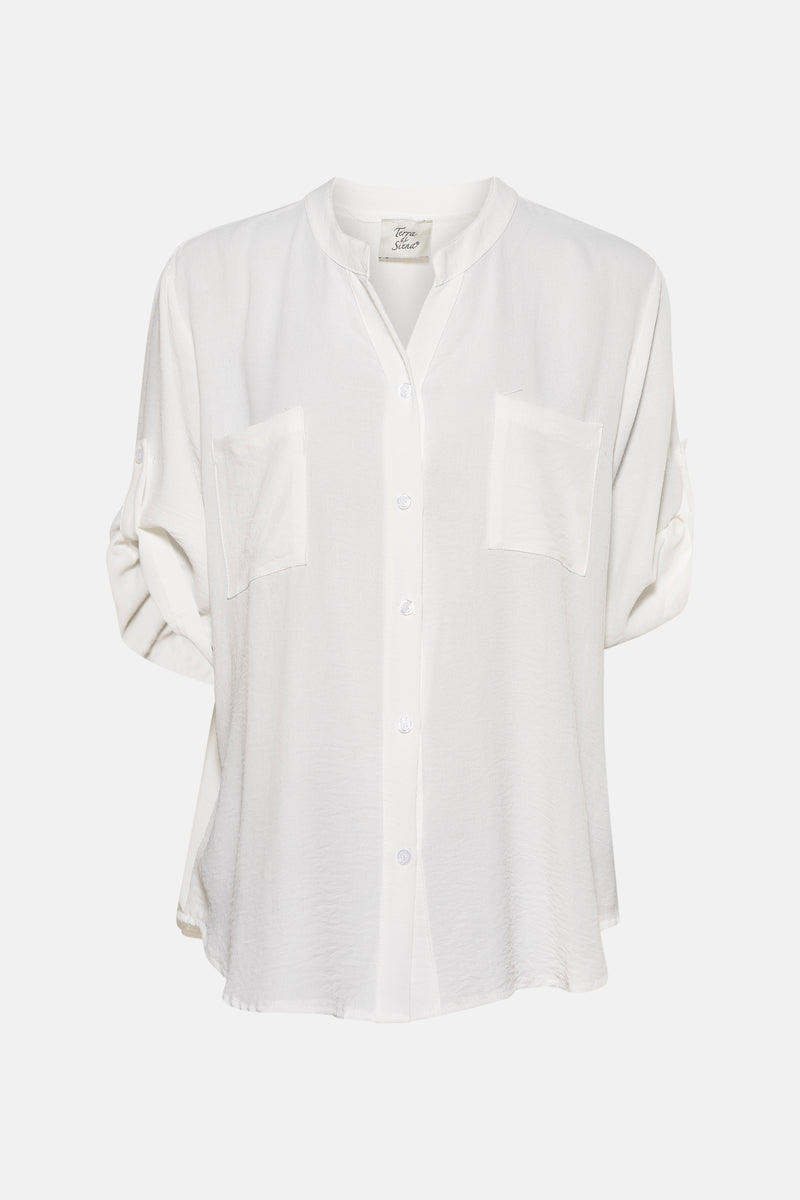 Chemise à manches courtes - blanc