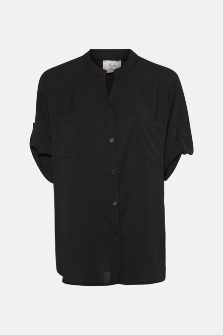 Chemise à manches courtes - noir