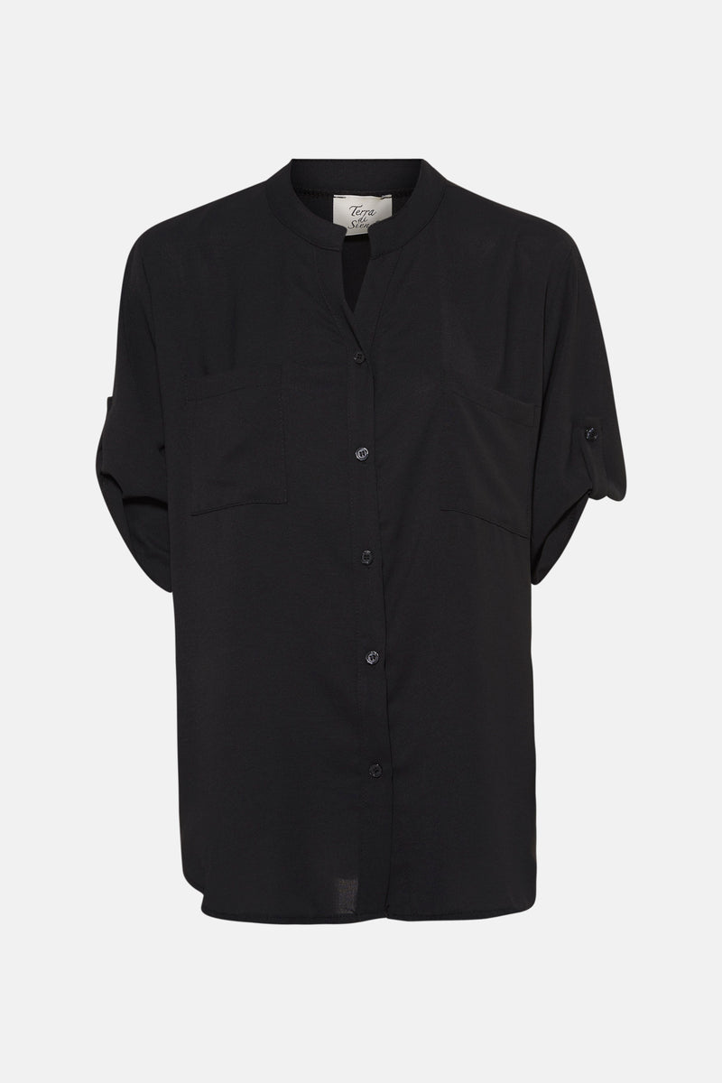 Chemise à manches courtes - noir