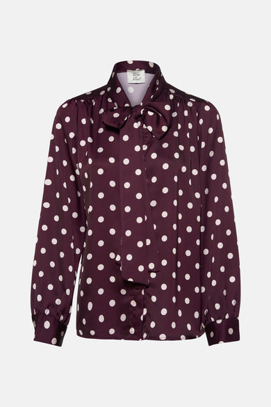 Chemisier (manches longues) rouge - Terra di Siena