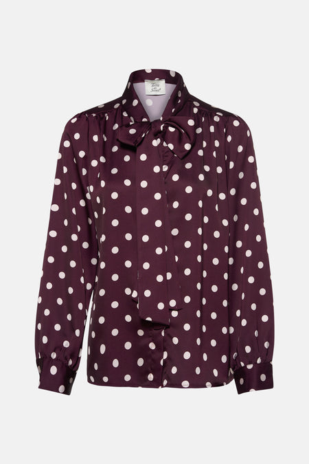 Chemisier (manches longues) rouge - Terra di Siena