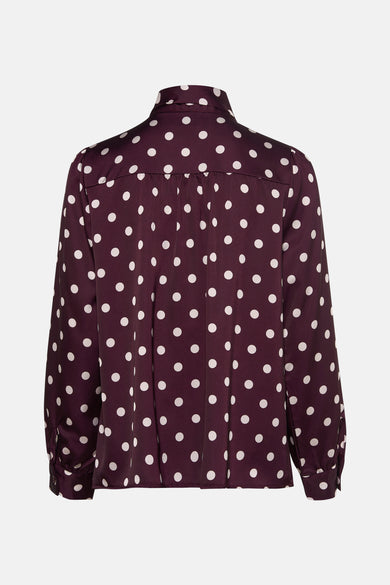 Chemisier (manches longues) rouge - Terra di Siena