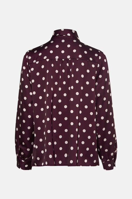 Chemisier (manches longues) rouge - Terra di Siena