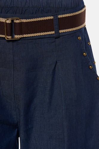 Jeans coupe spécial mid blue denim - Terra di Siena