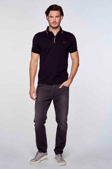 Jean &agrave; coupe carrot - bleu