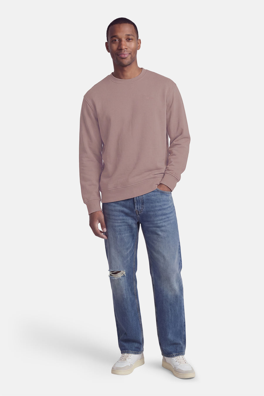 Sweat col O - violet