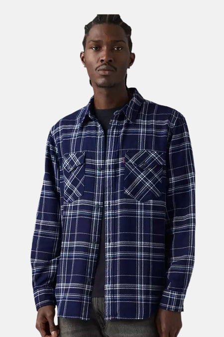 Chemise à manches longues - bleu