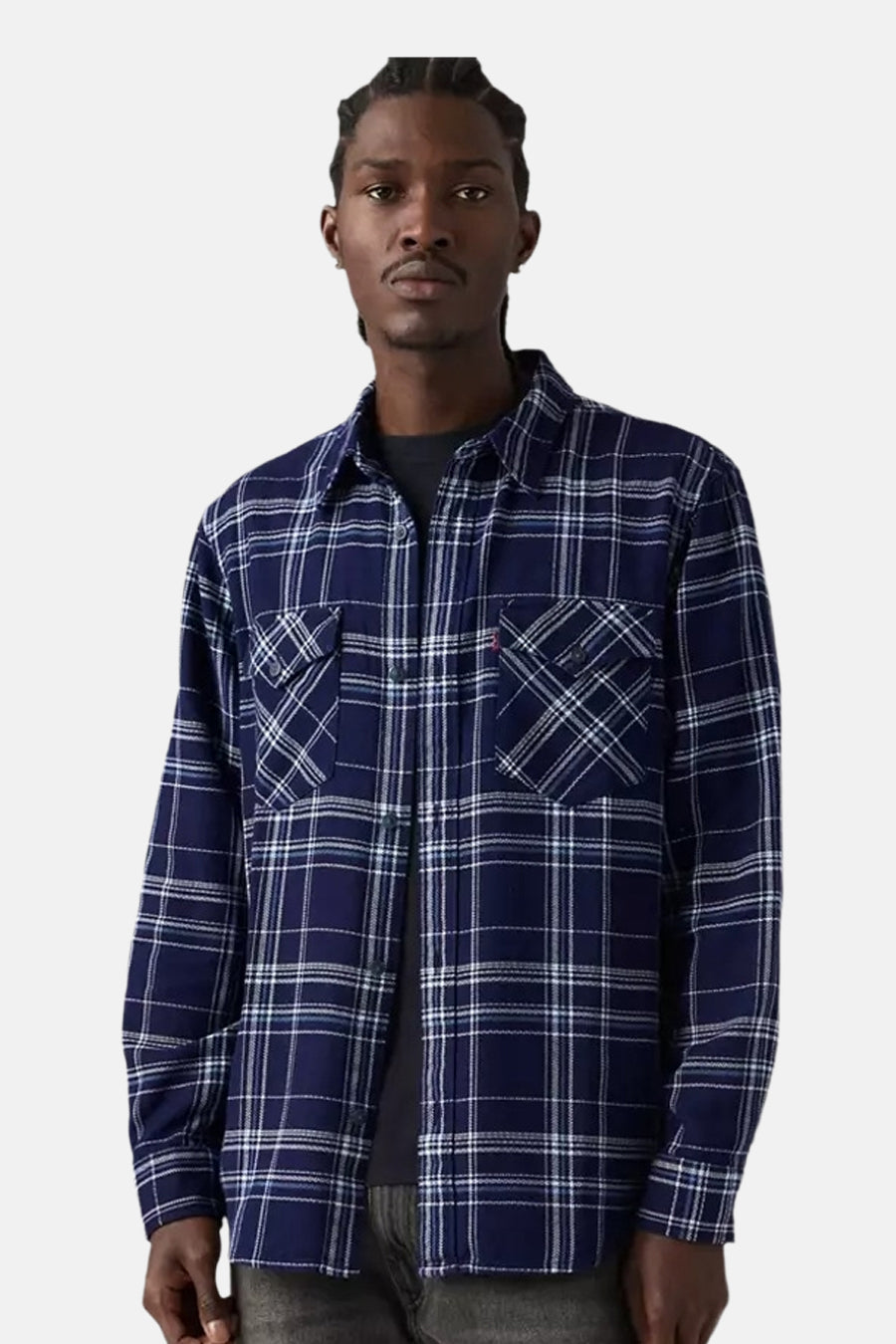 Chemise à manches longues - bleu