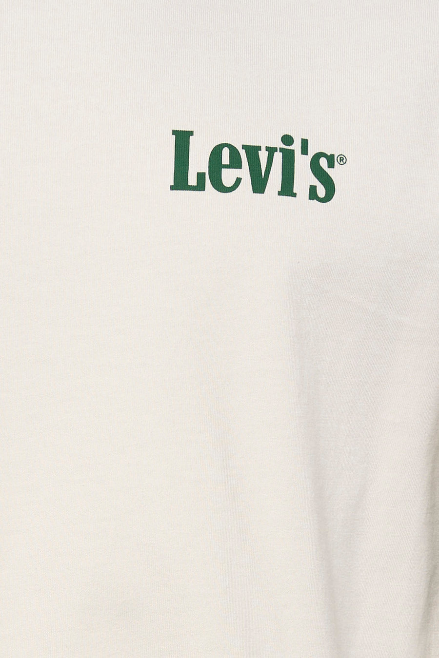 T-shirt beige à manches courtes Levi's®, avec logo vert.