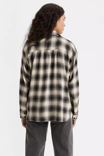 Chemise &agrave; manches longues - multico
