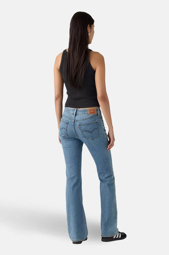 SUPERLOW BOOT - mid blue denim