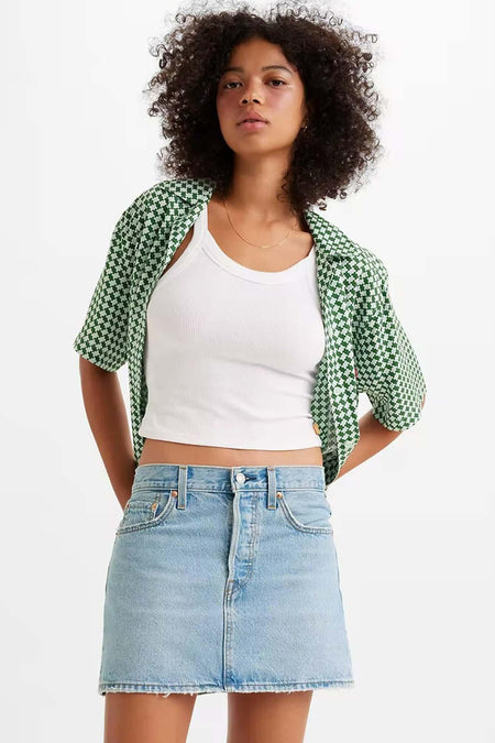 Jupe courte Light blue denim - Levi's®