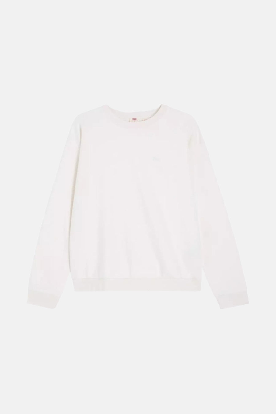 Witte sweater met lange mouwen.