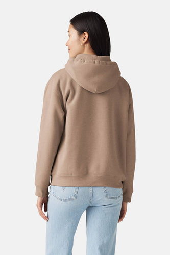 Sweat à capuche - beige